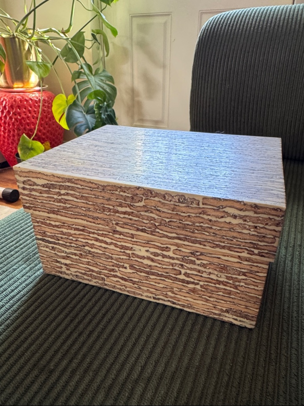 Vintage R&Y Augousti Handmade Box | Bamboo and Lacquer